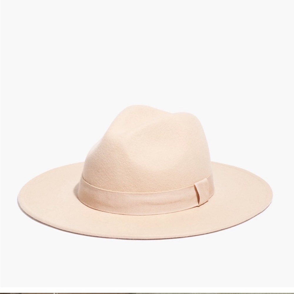 Madewell x biltmore shapes felt hat tawny sand